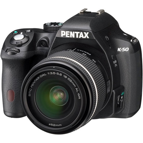 картинка Фотоаппарат зеркальный PENTAX K-50 Kit + DA L18-55 WR black от магазина Одежда+