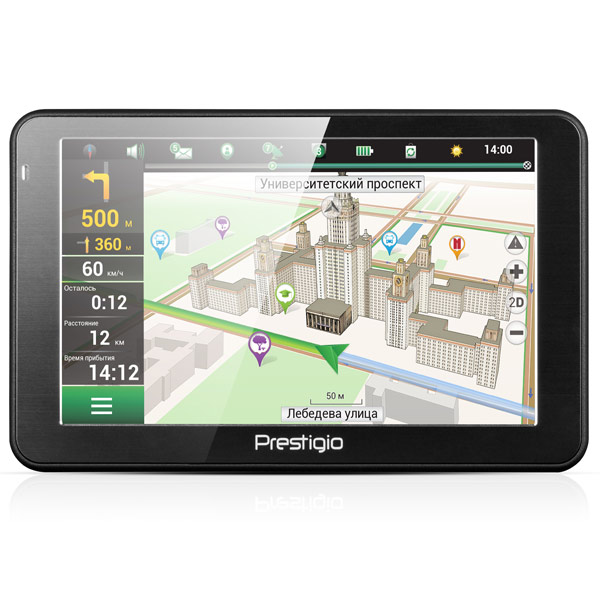 картинка Портативный GPS-навигатор Prestigio GeoVision 5068 от магазина Одежда+