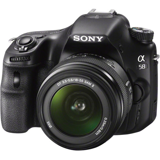 Фотоаппарат зеркальный SONY Alpha SLT-A58 Kit 18-55