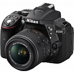 Цифровой зеркальный фотоаппарат Nikon D5300 Kit 18-55 VR II Black